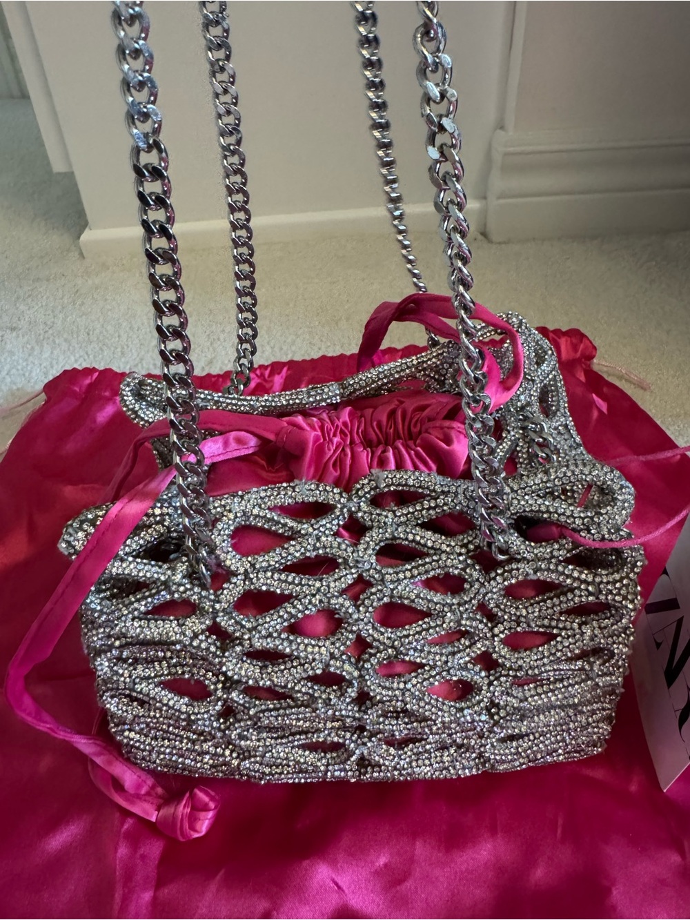 Barbie x Zara NWT Crystal Bag - Picture 5 of 10